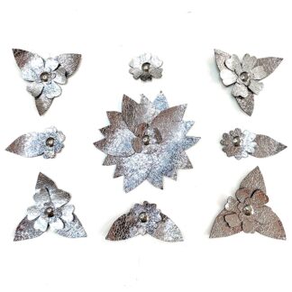 Silver Flower Charms