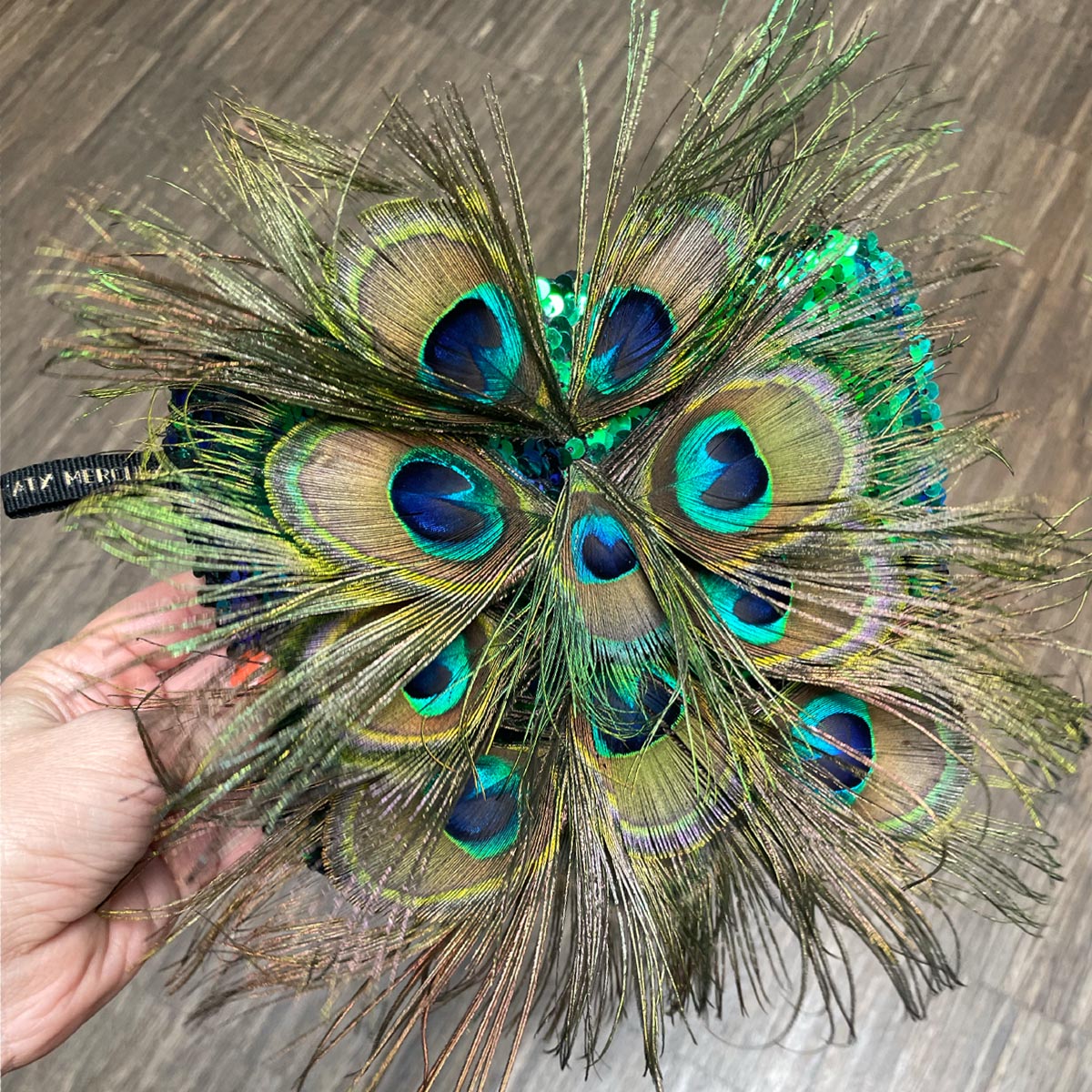 Pfauenfedern Wechselklappe StyleCOVER Peacock feathers for KATY MERCURY Bags wandelbare Handtaschen