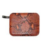 Python-Optic StyleCover Cognac Orange Wechselklappe für Handtaschen von KATY MERCURY