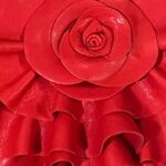 Rote Lederrose Red Rose fold from Barbies Rosa leather StyleCOVER for Katy Mercury Bags
