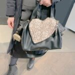 Heart Bag on Medium Zip Shopper Katy Mercury