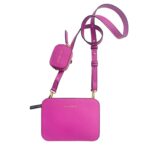 Katy's StyleSET crossbody Handy-Tasche und AirPods/EarBuds Täschchen an längenverstellbarem Schlutergurt PINK